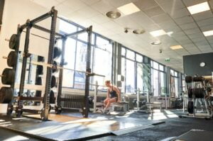 Langhantelbereich im Fitnessstudio WOF30 Pur in Aachen